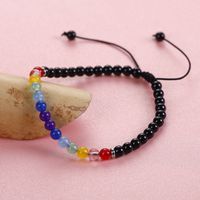Elegant Retro Ethnic Style Ball Natural Stone Rope Bracelets In Bulk main image 3