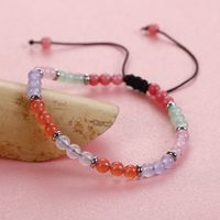 Elegant Retro Ethnic Style Ball Natural Stone Rope Bracelets In Bulk sku image 5
