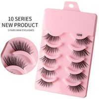 Classic Style Solid Color Synthetic Fibre False Eyelashes 1 Piece main image 4