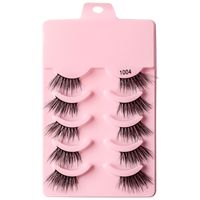 Classic Style Solid Color Synthetic Fibre False Eyelashes 1 Piece sku image 4