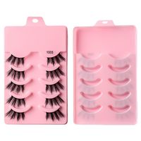 Classic Style Solid Color Synthetic Fibre False Eyelashes 1 Piece main image 3