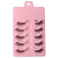 Classic Style Solid Color Synthetic Fibre False Eyelashes 1 Piece sku image 7