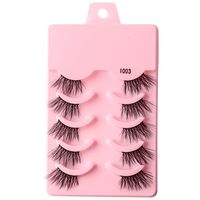 Classic Style Solid Color Synthetic Fibre False Eyelashes 1 Piece sku image 3