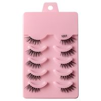 Classic Style Solid Color Synthetic Fibre False Eyelashes 1 Piece sku image 1