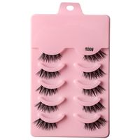 Classic Style Solid Color Synthetic Fibre False Eyelashes 1 Piece sku image 9