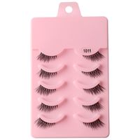 Classic Style Solid Color Synthetic Fibre False Eyelashes 1 Piece sku image 10