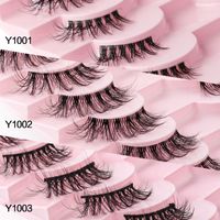 Casual Classic Style Solid Color Synthetic Fibre False Eyelashes 1 Piece main image 4