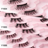 Casual Classic Style Solid Color Synthetic Fibre False Eyelashes 1 Piece main image 3