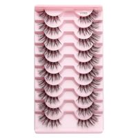 Casual Classic Style Solid Color Synthetic Fibre False Eyelashes 1 Piece sku image 2