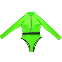 Women's Sports Solid Color 1 Piece One Piece main image 4