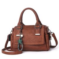 Bolso Con Forma De Almohada Básico De Cuero Pu Grande Para Mujer main image 5