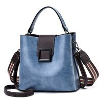 Women's Medium All Seasons Pu Leather Basic Bucket Bag sku image 3