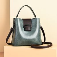 Women's Medium All Seasons Pu Leather Basic Bucket Bag main image 4