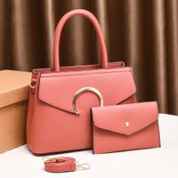 Women's Large All Seasons Pu Leather Vintage Style Bag Sets sku image 5