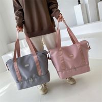 Unisex Basic Solid Color Oxford Cloth Waterproof Travel Bags main image 1