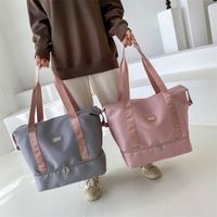 Unisex Basic Solid Color Oxford Cloth Waterproof Travel Bags main image 5