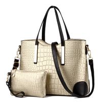 Women's Large All Seasons Pu Leather Classic Style Bag Sets main image 4