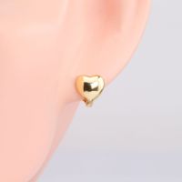 1 Pair Ins Style Modern Style Heart Shape Sterling Silver Plating Ear Studs main image 2