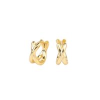 1 Pair Simple Style Geometric Sterling Silver Plating White Gold Plated Gold Plated Earrings main image 3