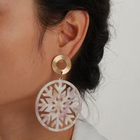 Simple Style Commute Snowflake Arylic Christmas Women's Drop Earrings main image 1