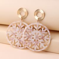 Simple Style Commute Snowflake Arylic Christmas Women's Drop Earrings main image 5