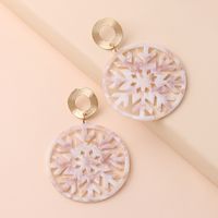 Simple Style Commute Snowflake Arylic Christmas Women's Drop Earrings main image 3