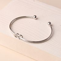 Simple Style Geometric Alloy Charm Plating Women's Cuff Bracelets Bracelets main image 5