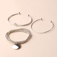 Simple Style Geometric Alloy Charm Plating Women's Cuff Bracelets Bracelets main image 3