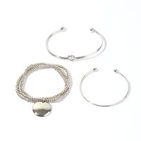 Simple Style Geometric Alloy Charm Plating Women's Cuff Bracelets Bracelets main image 2