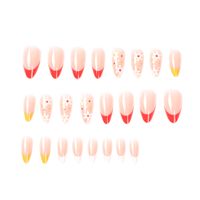 Classic Style Flower Plastic Nail Patches 1 Piece main image 3