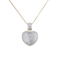 Fashion Copper Micro-plated Alloy-plated Rhodium-plated Rhomboid Necklace Nhbp127482 sku image 2