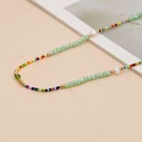 Classic Style Colorful Beaded Imitation Pearl Copper Women's Necklace main image 5
