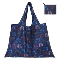 Cute Pastoral Flower Polyester Composite Needle Punched Cotton Shopping Bags sku image 9