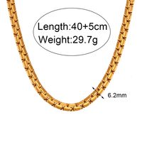 Simple Style Solid Color Stainless Steel Plating 18k Gold Plated Bracelets Necklace main image 5