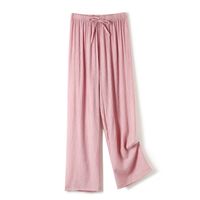 Simple Style Solid Color Linen Cotton Cotton And Linen Pleated Straps Straight Pants main image 5