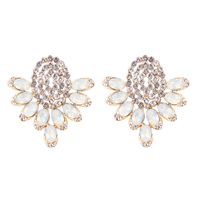 Retro Lady Ethnic Style Wings Alloy Resin Inlay Artificial Diamond Women's Ear Studs sku image 6