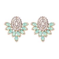 Retro Lady Ethnic Style Wings Alloy Resin Inlay Artificial Diamond Women's Ear Studs sku image 7
