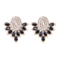 Retro Lady Ethnic Style Wings Alloy Resin Inlay Artificial Diamond Women's Ear Studs sku image 5