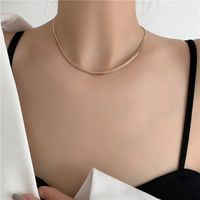 Ins Style Geometric Titanium Steel Plating Necklace main image 5