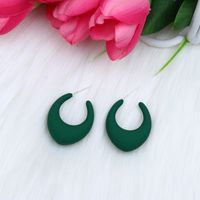 Retro Simple Style Water Droplets Arylic Spray Paint Women's Ear Studs sku image 6