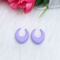 Retro Simple Style Water Droplets Arylic Spray Paint Women's Ear Studs sku image 10