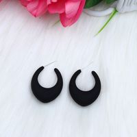 Retro Simple Style Water Droplets Arylic Spray Paint Women's Ear Studs sku image 8