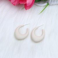 Retro Simple Style Water Droplets Arylic Spray Paint Women's Ear Studs sku image 9