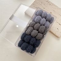 Basic Solid Color Plush Hair Tie sku image 3
