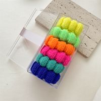 Basic Solid Color Plush Hair Tie sku image 6