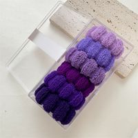 Basic Solid Color Plush Hair Tie sku image 2