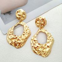 1 Pair Vacation Square Maple Leaf Heart Shape Plating Alloy Drop Earrings main image 8
