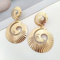 1 Pair Vacation Square Maple Leaf Heart Shape Plating Alloy Drop Earrings main image 10