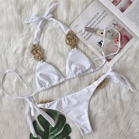 Women's Solid Color 2 Piece Set Bikinis main image 3