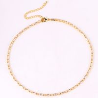 Retro Geometric Copper Bracelets Necklace In Bulk sku image 20